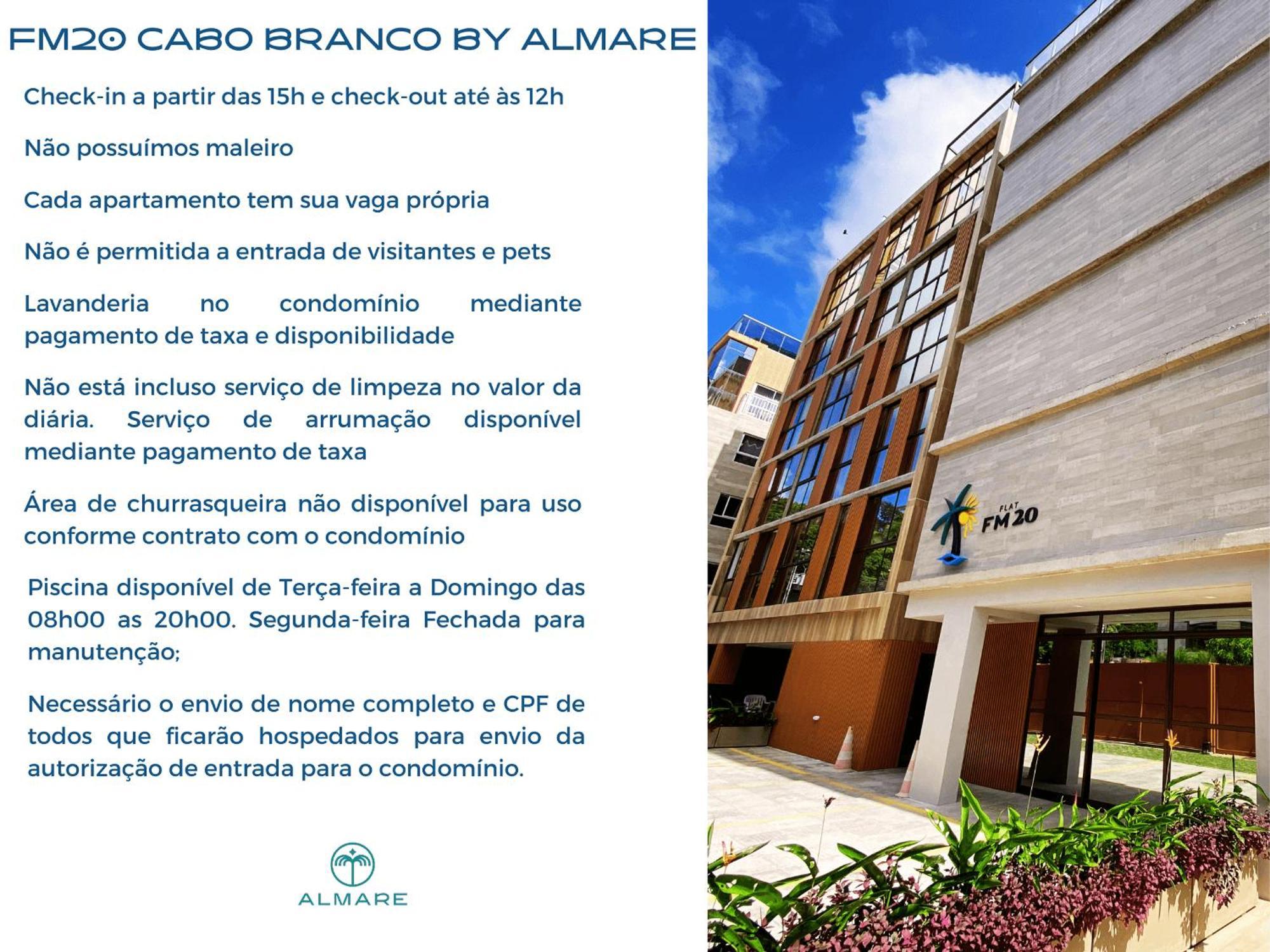 Flat Fm20 Cabo Branco Comfort - By Almare - Joao Pessoa, Joao Pessoa